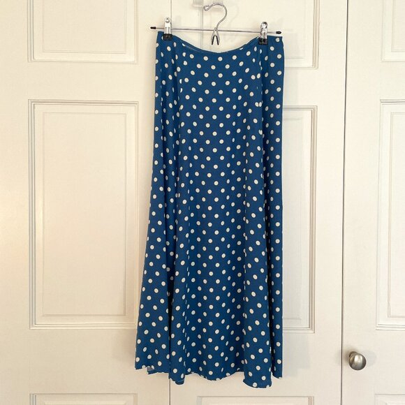 SOLD DO NOT BUY - Reformation Midi Zoe Skirt | "Lazuli" | Size 4 - Picture 2 of 7